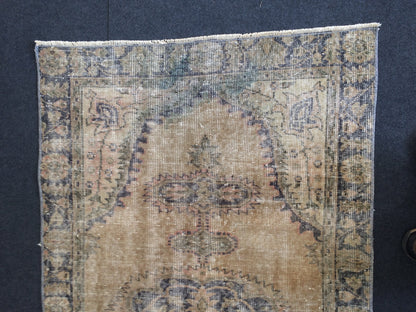 Vintage  Rug Turkish  Rug, Bohemian Rug, Oushak Rug, Living Room Rug, Oushak  Rugs, Hand Made Rug,  Earth Tones  Rug, eclectic rug,