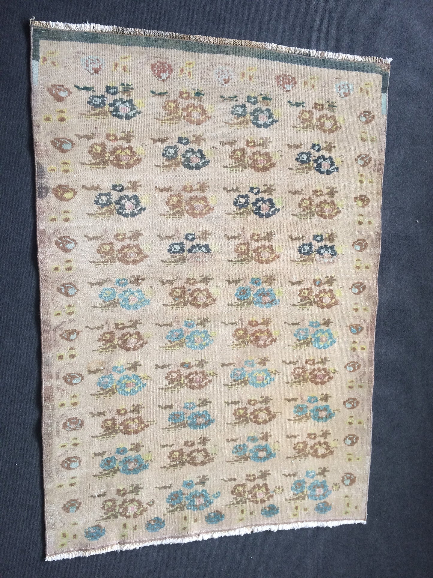 Turkish Rug, Vintage Oushak Rug, Oushak Rug, Wool Oushak Rug, Oushak Runner Rugs, Farmhouse Rug, Vintage Rug, Minimalist Rug, Hand Made Rug