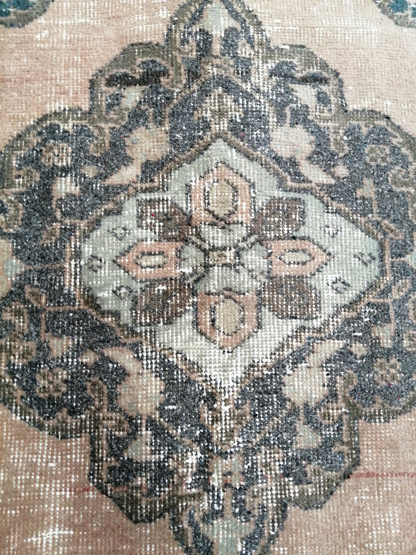 Hand Knotted Runner Rug Turkish Runner 4.2 x 13 Rug Vintage Runner Rug Hallway Runner Rug Kitchen Runner Rug Wool Runner Rug Wool Oushak Rug