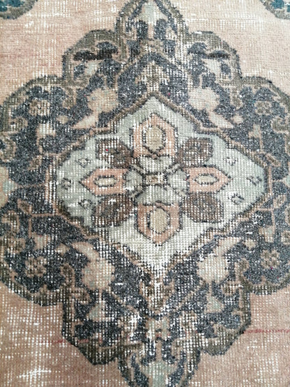 Hand Knotted Runner Rug Turkish Runner 4.2 x 13 Rug Vintage Runner Rug Hallway Runner Rug Kitchen Runner Rug Wool Runner Rug Wool Oushak Rug