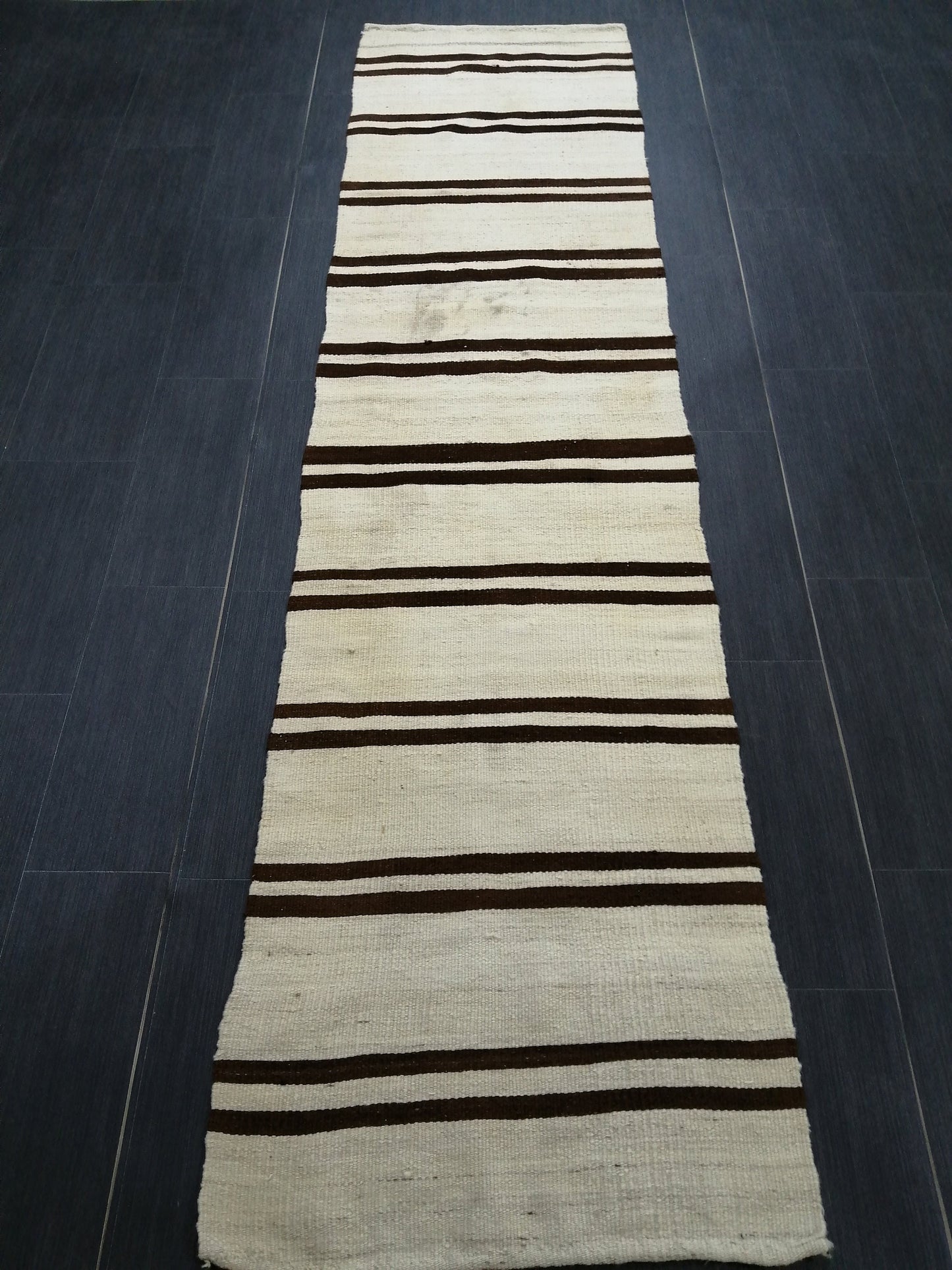 2.3 X 9 Neutral Runner Rugs, Hand Made Rug, Neutral Oushak Rug, Rustic Rug, Rug Runner,Farmhouse Rug, Vintage Rug, Wool rug