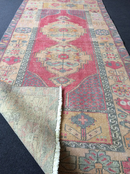 Wool Rugs Vintage Rugs  TURKISH HAND MADE Rugs   Vintage Turkish Rugs   Oushak Rug   Traditional Rug, Turkish Oushak Rug, Vintage Oushak Rug