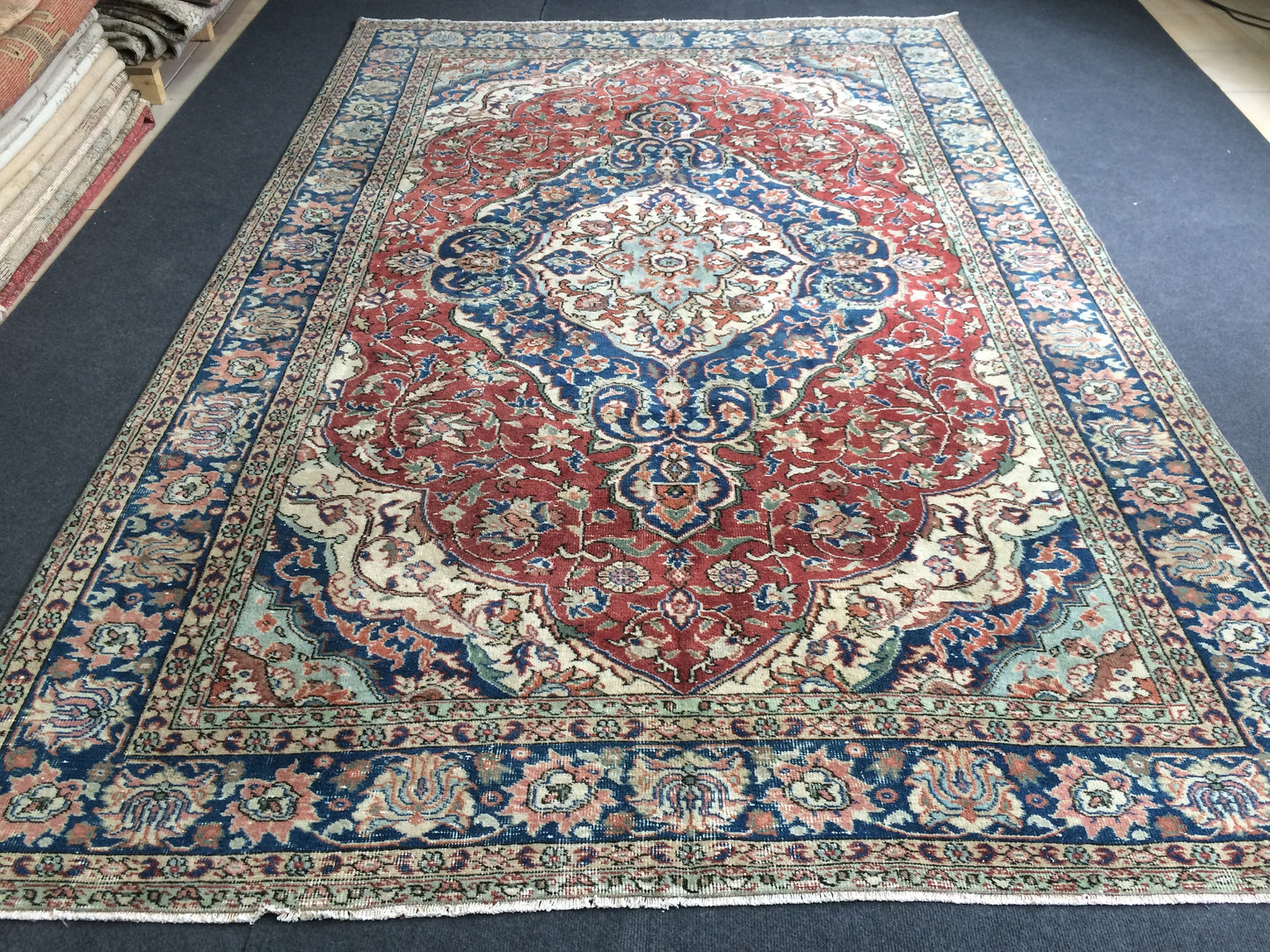 10 X 6.6 Persian RUG Oushak Rug Vintage Rug Vintage Persian Wool Oushak Rug Hand Made Rugs 7x10 Vintage Turkish Rug Oriental Rug