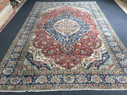 10 X 6.6 Persian RUG Oushak Rug Vintage Rug Vintage Persian Wool Oushak Rug Hand Made Rugs 7x10 Vintage Turkish Rug Oriental Rug