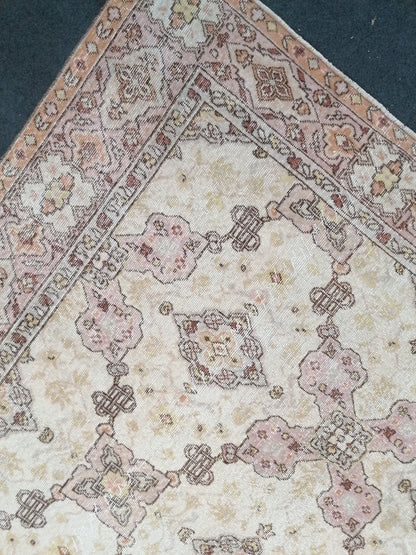 6.8 x 10.5 Turkish oushak rug, vintage rug, large vintage oushak rug, traditional rug