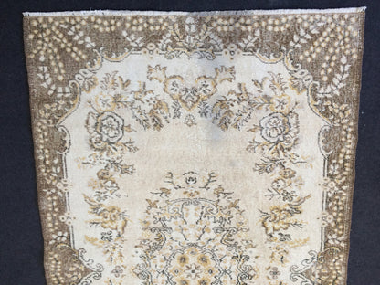 4 x 6.9 Rugs, Eclectic Rug, Oushak Rug, Rustic Rug,Bohemian Rug, Rug Runner, Turkish Rug, Farmhouse Rug, Vintage Rug, Wool Rug 4x7 Persian