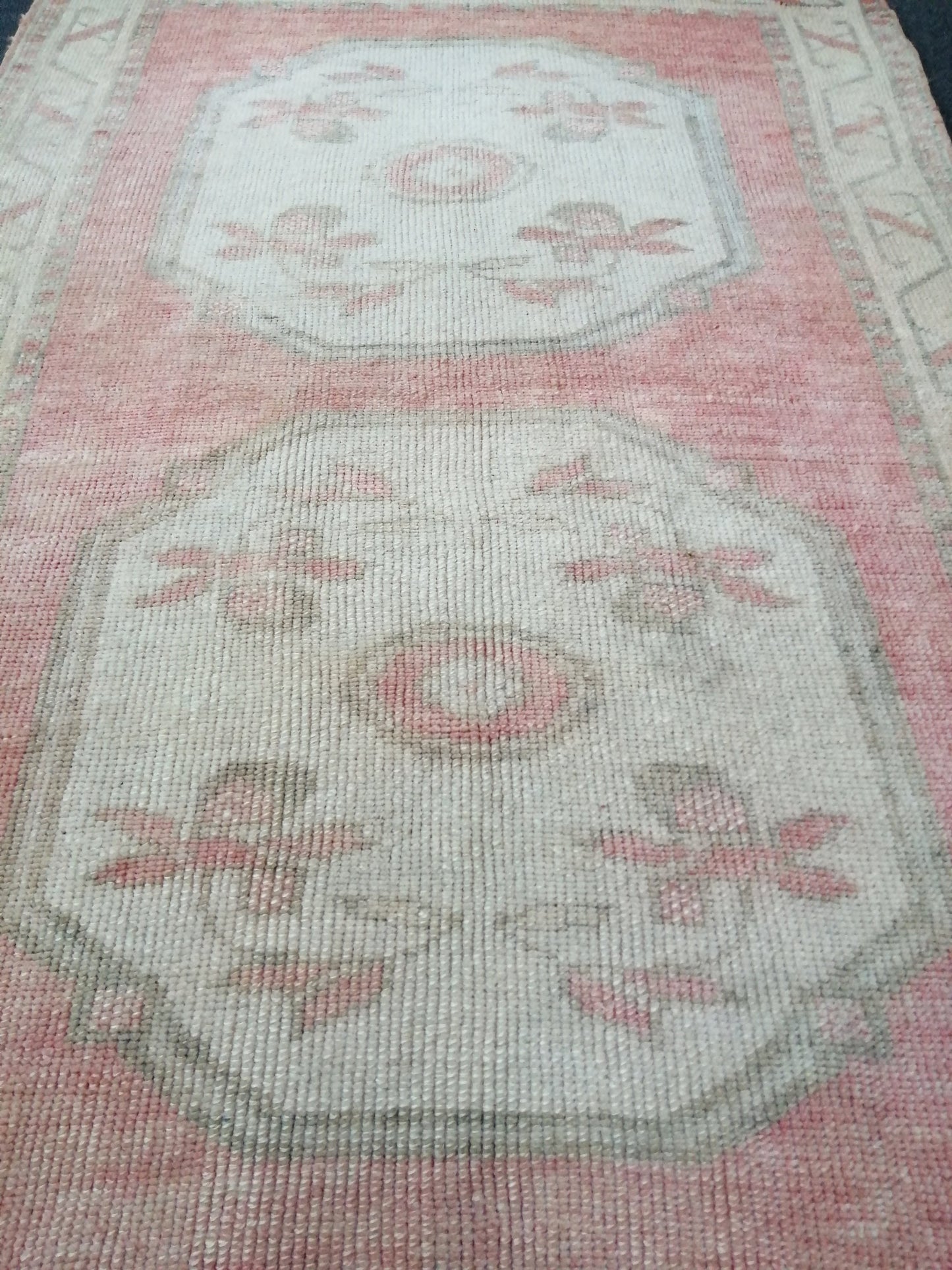 6x3 Oushak Runner Rug Turkish Runner Rug Vintage Runner Rug Hallway Runner Rug Kitchen Runner Rug Wool 3x6 Rug Wool Oushak Rug