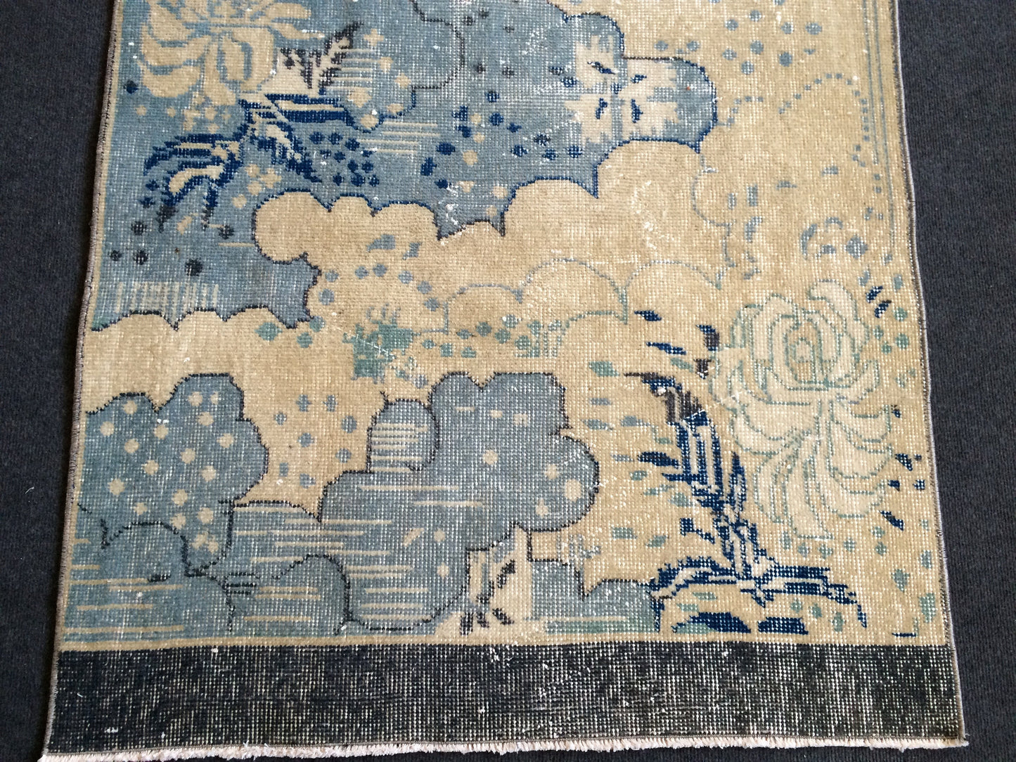 3x7 Turkish Rug, Oushak Rug, Rustic Oushak Rug, Wool Oushak Rug, Oushak Runner Rugs, Farmhouse Rug, Vintage Rug, Hand Made Rug