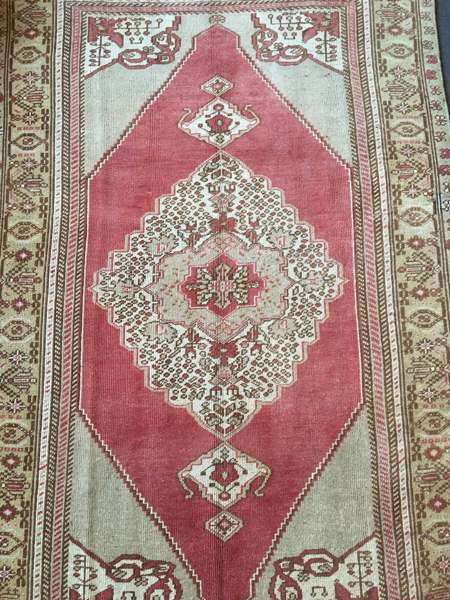 5x8 feet oversize turkish muted anatolian rug, handmade wool largest living room area rug, vintage big size red dining kitchen antique rugs