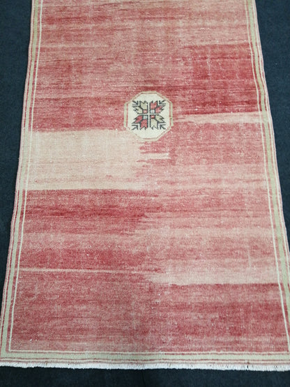 Rugs, Oushak Rug, 3.8 x 7.5 Turkish Rugs,Bohemian Rug, Rug Runner, Turkish Rug , Farmhouse Rug, Vintage Rug, Minimalist Rug, Hand Made Rug