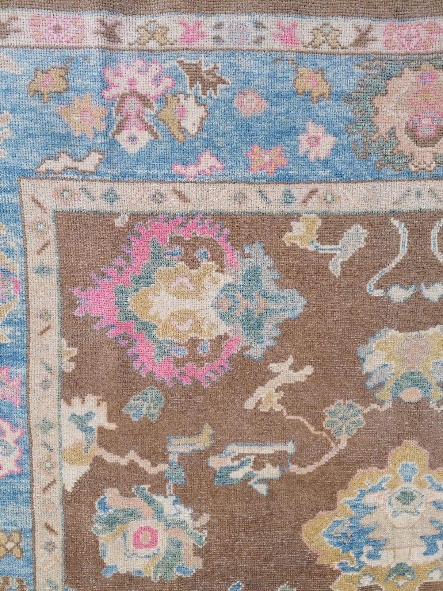 9.2 x 12.2 Large turkish oushak rug - new oushak rug, large living room rug hand knotted rug
