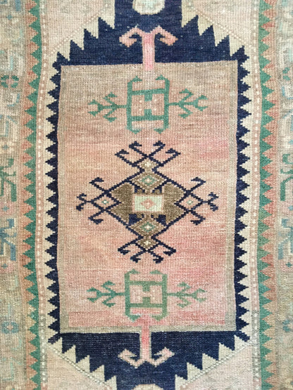 2x3 feet muted bedroom small rug, pink mini turkish bathroom rug, handmade kitchen small rug,anatolian bath mat,mini vintage living room rug