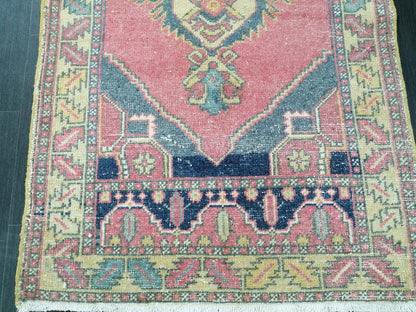 3x6 Rugs, Hand Made Rug, Oushak Rug, Rustic Rug, Boho Rug, Rug Runner, Muted Turkish Rug, Farmhouse Rug, Vintage Rug, Wool rug