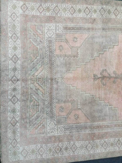 Turkish Runner Rug 4.9 x 11.7 Muted Vintage Runner Persian Hallway Runner Rug Kitchen Runner Rug Oriental Distressed Runner Muted  RUNNER