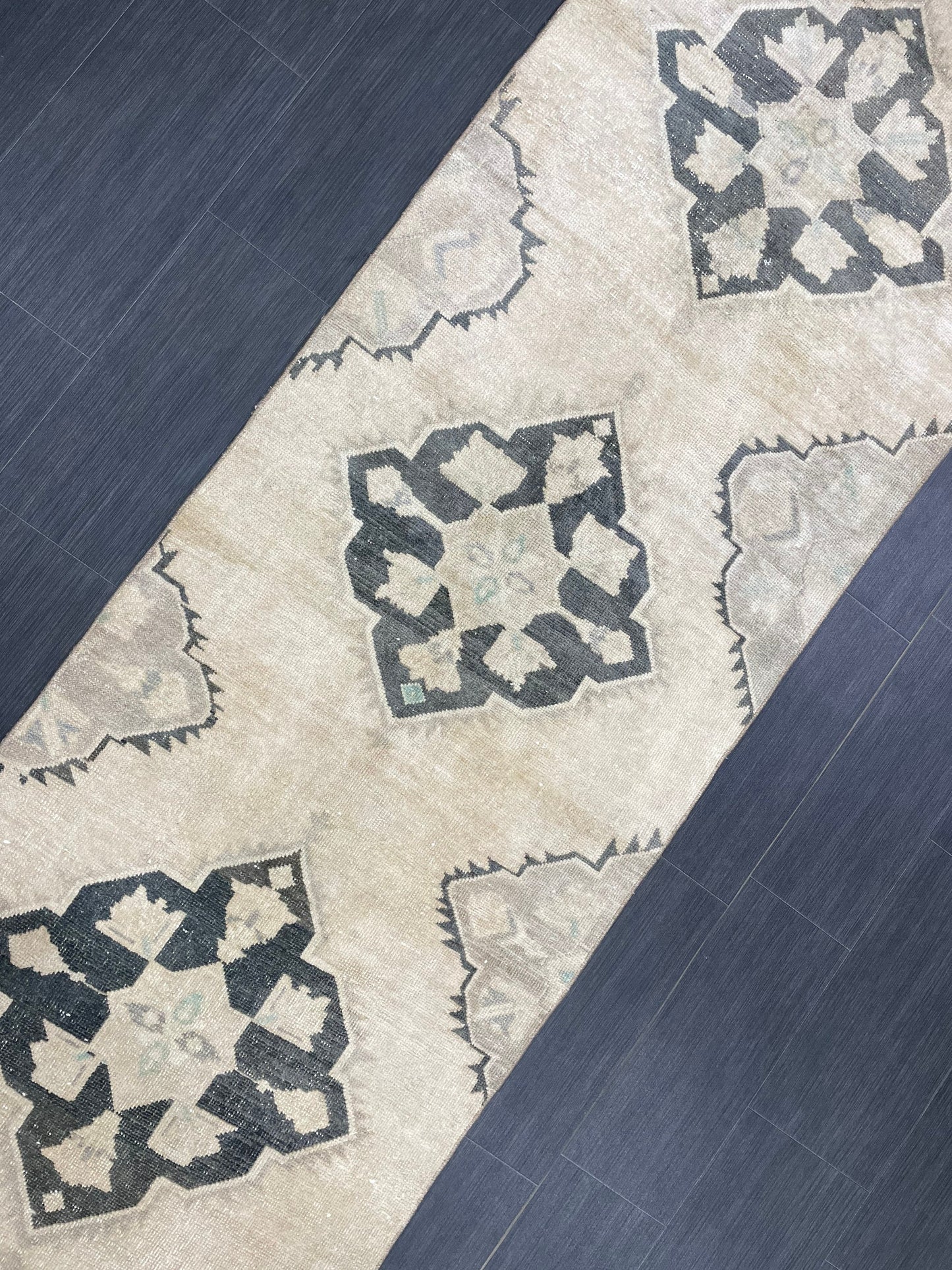 Oushak Runner 2.8 x 9.5 Rug Persian Runner Rug Wool Oushak Rug Antique Runner Rug Turkish Runner Rug Kitchen Runner Rug Hallway Runner Rug