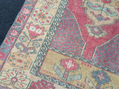 Wool Rugs Vintage Rugs  TURKISH HAND MADE Rugs   Vintage Turkish Rugs   Oushak Rug   Traditional Rug, Turkish Oushak Rug, Vintage Oushak Rug