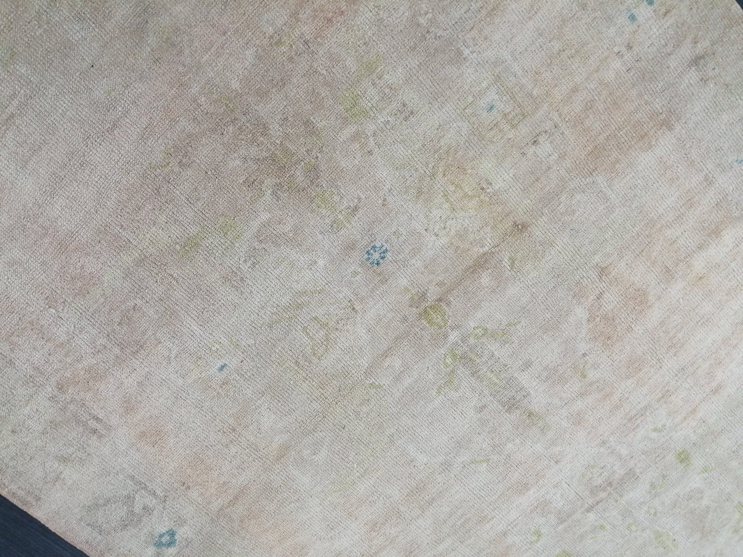 4.6 x 11.5 Muted Wool Runner Rug  Muted Oushak Runner Rug Turkish Runner Rug Vintage Runner Rug Hallway Runner Rug Kitchen Runner Rug