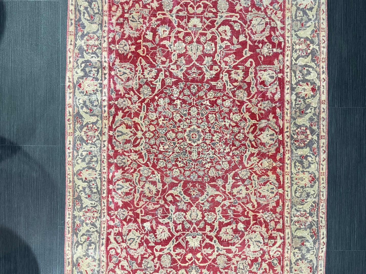 Vintage Rug, TURKISH 3x5 Rug,  HANDMADE Rug, Fine Hand Knotted Oushak Rug, Persian Rug Oriental Rug, Quality Rug