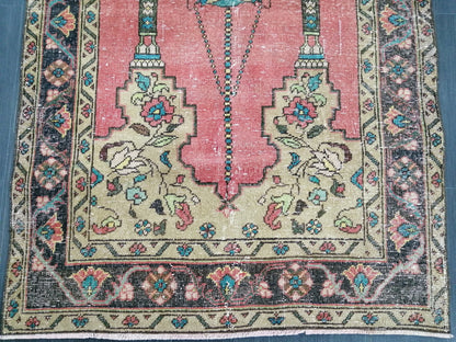 5.8 x 3.8 Rugs, Hand Made Rug, Oushak Rug, Rustic Rug, Bohemian Rug, Rug Runner, Turkish Rug, Farmhouse Rug, Vintage Rug, Wool rug