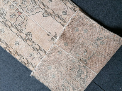 2 x 12.7 runner rug, patchwork runner rug, turkish runner rug, vintage runner rug,