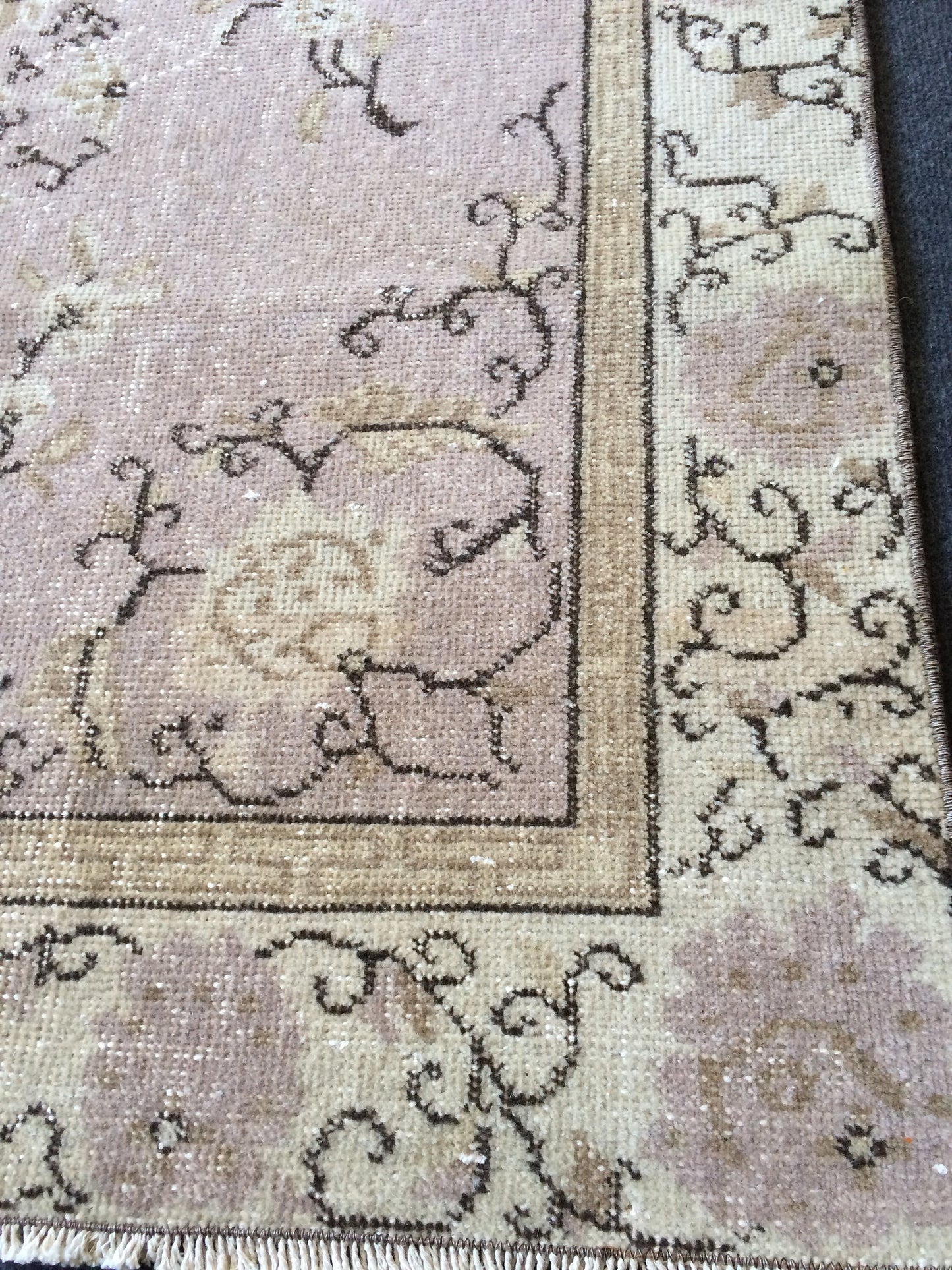 Turkish Rug, Oushak Rug, Rustic Oushak Rug, Wool Oushak Rug, Oushak Runner Rugs, Farmhouse Rug, Vintage Rug, Minimalist Rug, Hand Made Rug