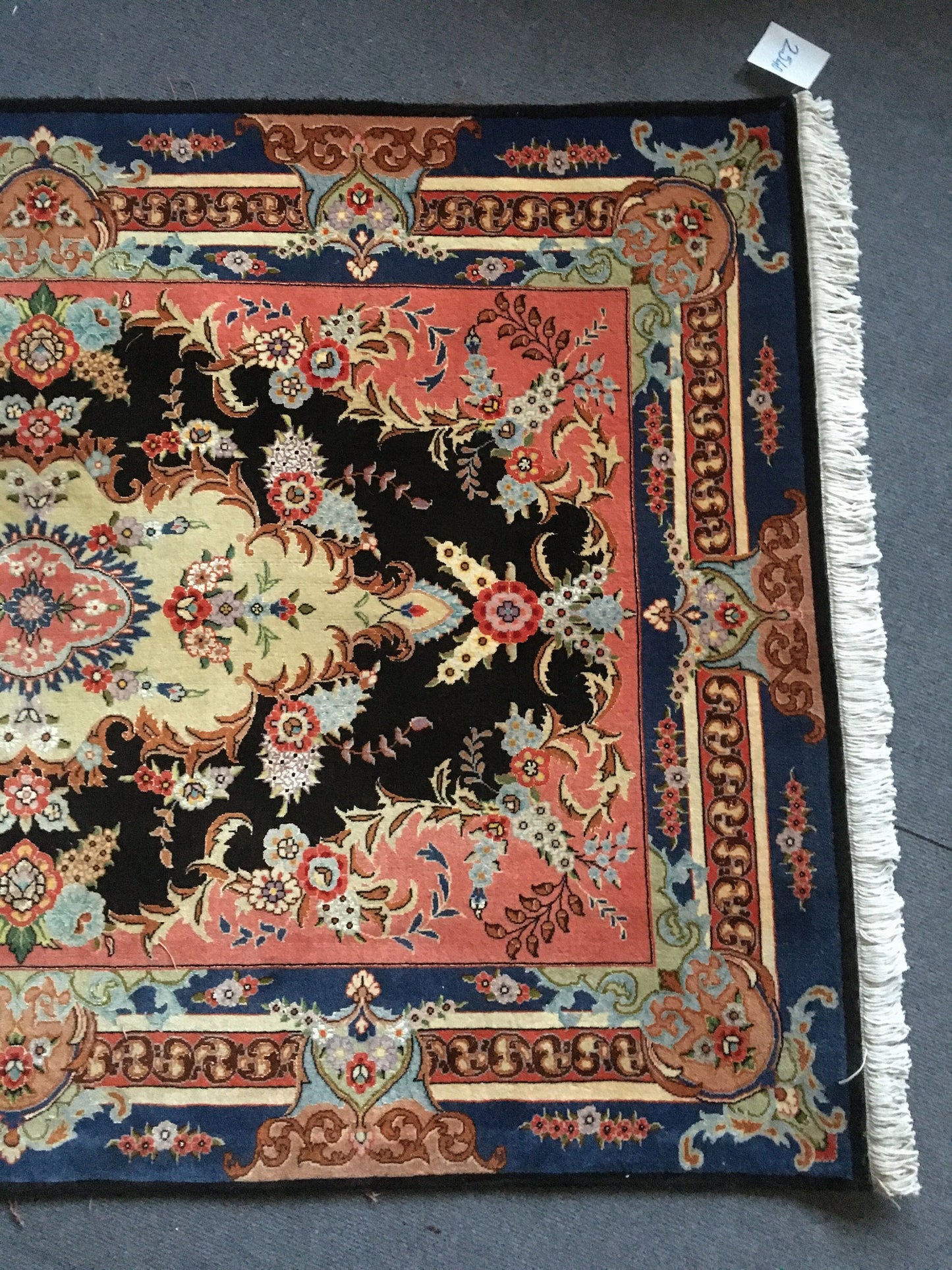 3x5 feet handmade new turkish floral rug, medium size pink wool bedroom rug, middle kitchen floor black rug, laundry rug, living room rugs