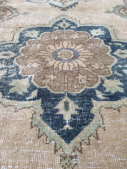 9 x 3 Oushak Runner Rug Turkish Runner Rug Vintage Runner Rug