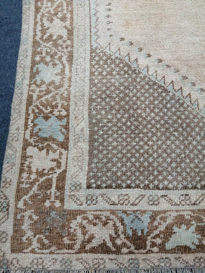 12.2 x 4.10 Oushak Runner Rug Turkish Runner Rug Vintage Runner Rug Muted Runner Rug Kitchen Runner Rug Wool Runner Rug Wool Oushak Rug