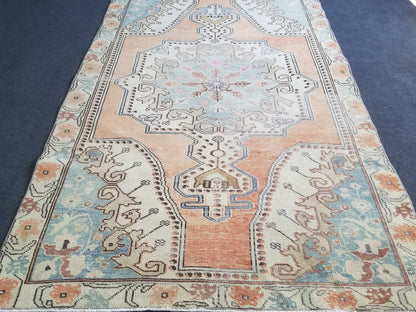 4.6 x 7 Oushak rug turkish rug vintage rug, rug,decorative turkish rug,