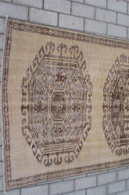 3x11 Oushak  Runner Hallway Long Runner Rug, Oushak Runner Rug, Bohemian Rug, Vintage Rug, Farmhouse Runner Rug, Wool Runner Rug