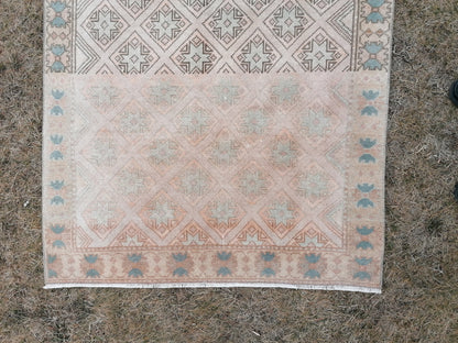 3.6 x 6.10 ft Vıntage rug, turkısh rug, wool handmade rug