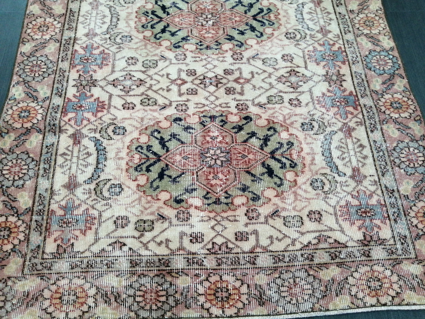 Muted Oriental Runner  8.3 x 4.3 Turkish Runner Rug Vintage Runner Rug Hallway Runner Rug Kitchen Runner Rug Persian Runner Rug