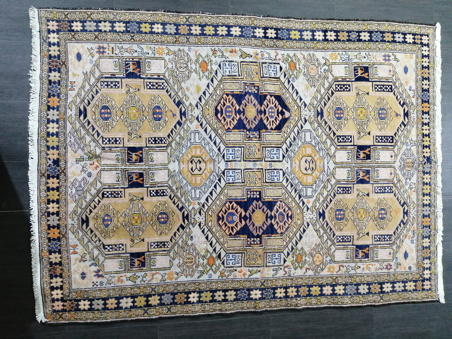 Soumak Rug 5.9 x 4.4 Silk Rug Vintage Rug Oriental Flatwoven Rug  Turkish  Rug, Bohemian Rug Oushak Rug