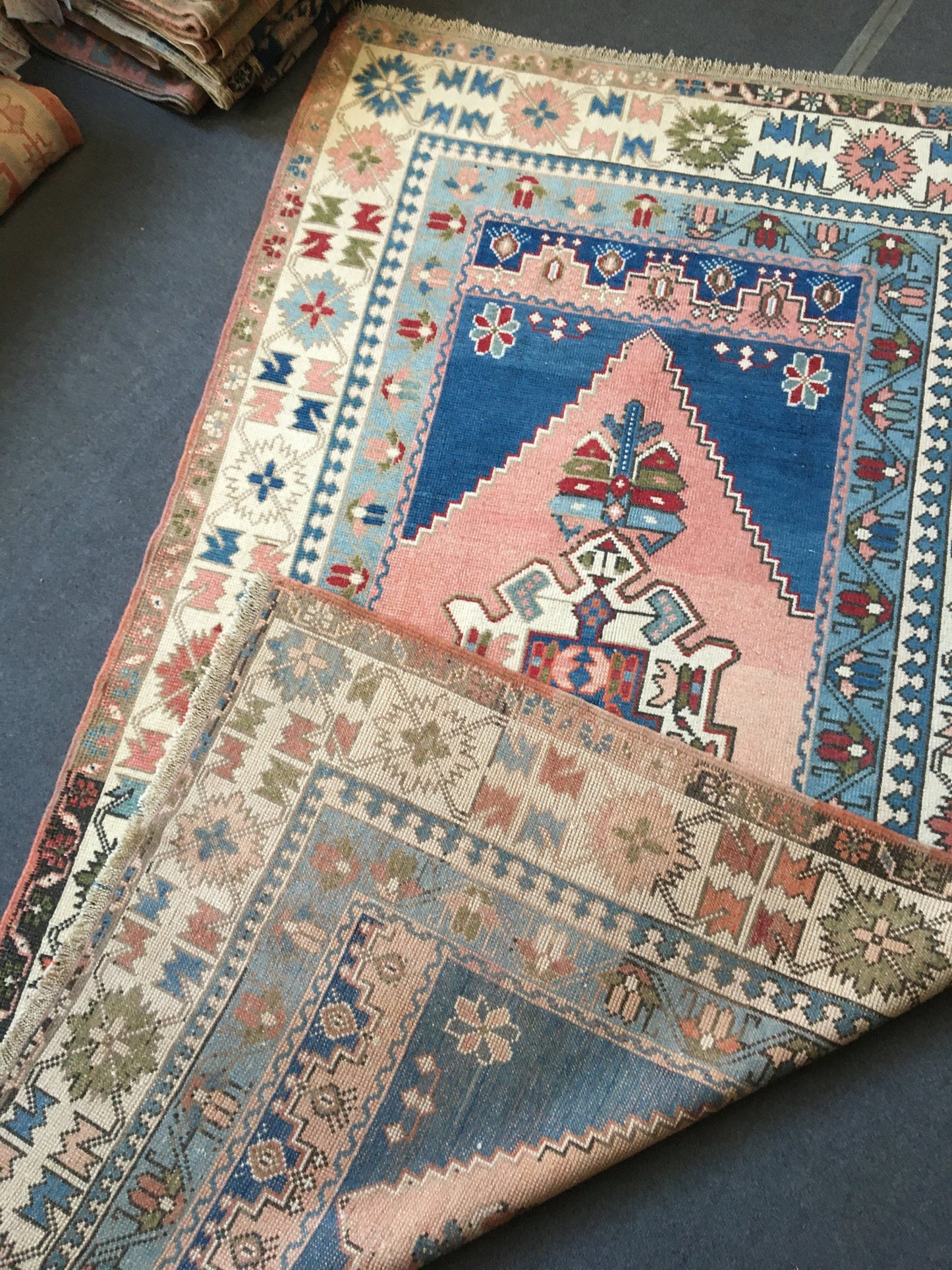 5x8 feet oushak turkish rug, handmade wool living room rug, Hand knotted rug