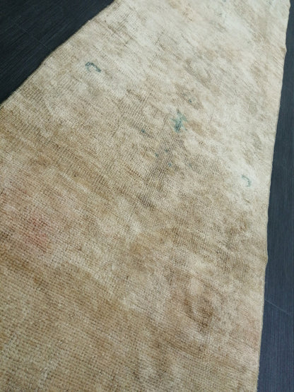 2.3 x 12.3 Muted Oushak Runner Rug Turkish Runner Rug Muted Vintage Runner Rug Washedout  Hallway Runner Rug Kitchen Runner Rug Wool Runner