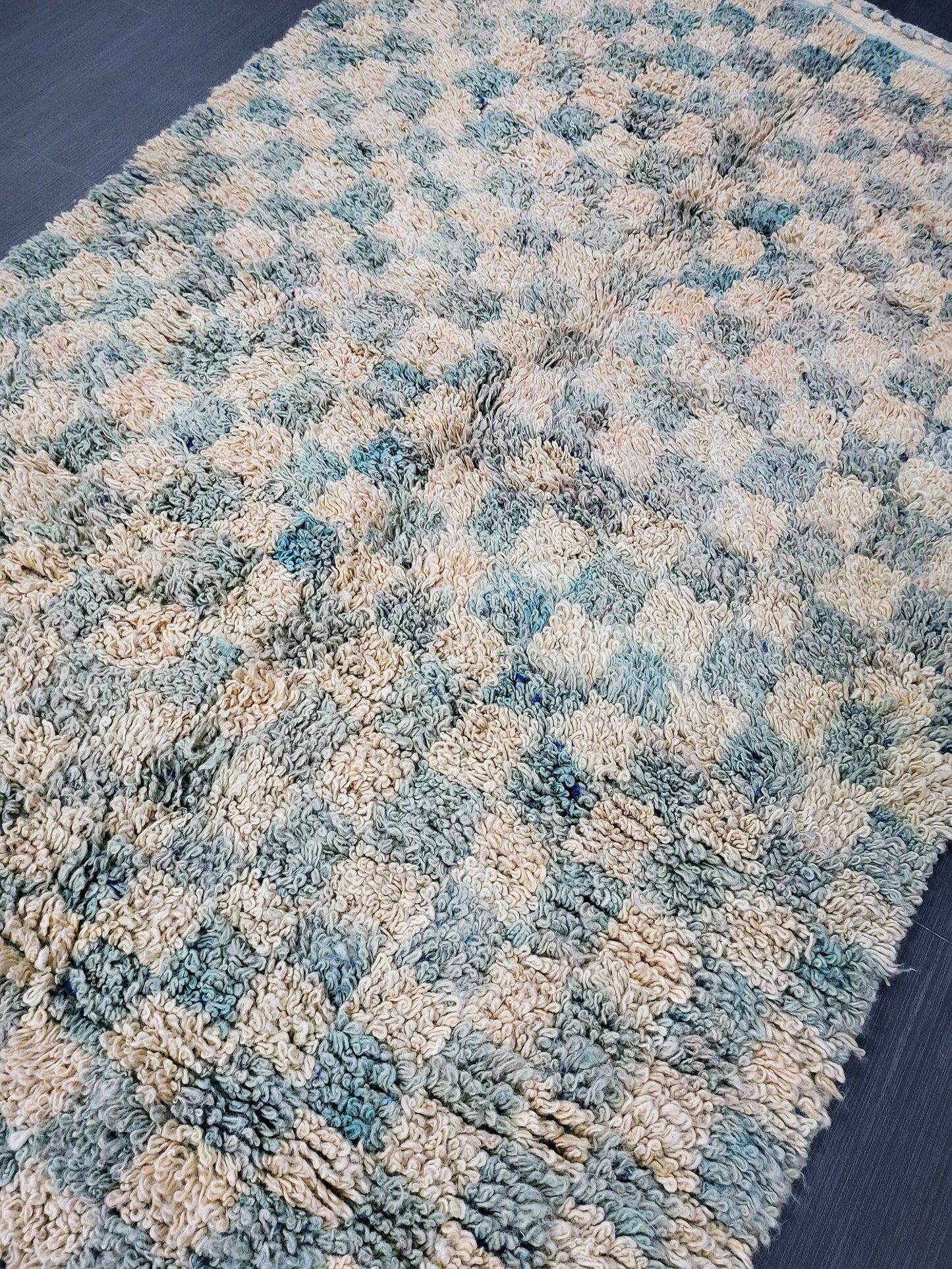 Antique Rug, High Wool Pile Rug, 3.8 x 5.10  Plush Rug,Handmade Rug,Shaggy Hand Knotted Rug,One Of A Kind Rug, Nomad Rug, Rear Rug