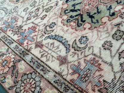 Muted Oriental Runner  8.3 x 4.3 Turkish Runner Rug Vintage Runner Rug Hallway Runner Rug Kitchen Runner Rug Persian Runner Rug