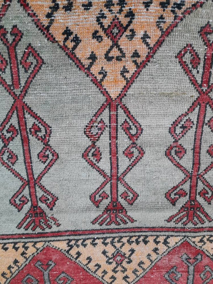 Oushak Runner Rug 3x11 Turkish Runner Rug Vintage Runner Rug Hallway Runner Rug Kitchen Runner Rug Wool Runner Rug Wool Oushak Rug Nomad Rug