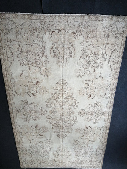 5.4 x 9 Turkish Rug, Oushak Rug, Oriental Rugs, Wool Hand Knotted Rug Runner Rugs, Runner Rug, Vintage Rug, Hand Made Rug  Oriental Rug