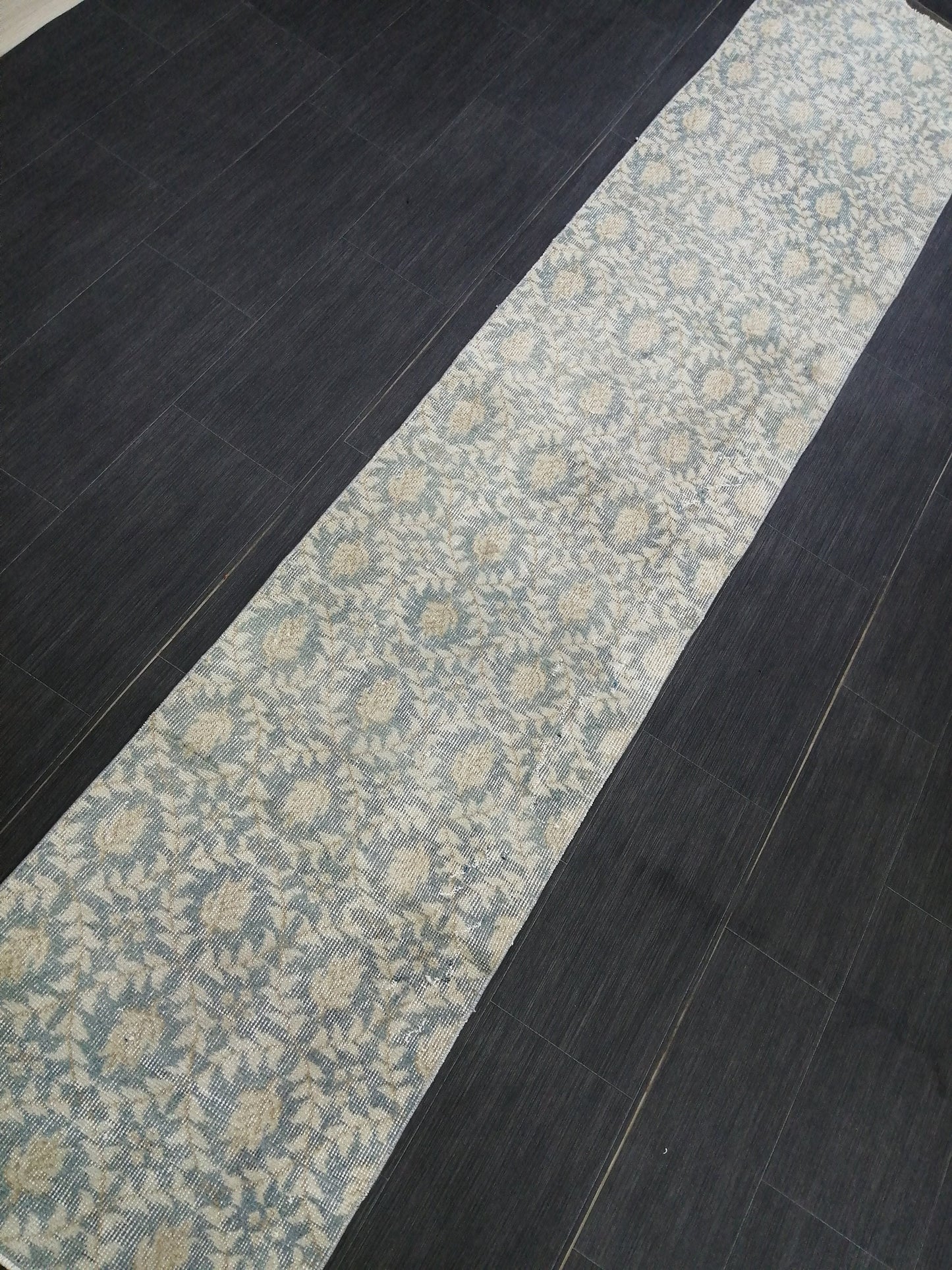 Floral Oushak Runner Rug 10.3 x 2 Turkish Runner Rug Vintage Runner Rug Hallway Runner Rug Kitchen Runner Rug Wool runner vintageturkish_rug