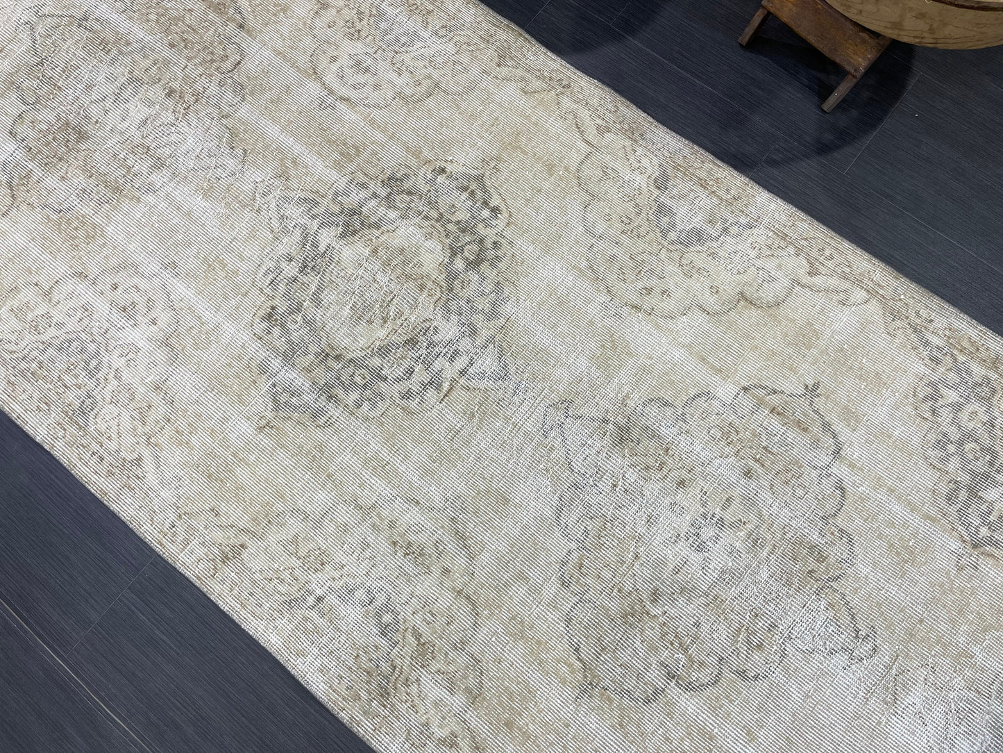 Vintage Persian Runner Rug, 3.6 x 10.8 Handmade Runner Rug, Turkish Runner Rug, Vintage Runner Rug, Hallway Runner, Kitchen Runner Rug