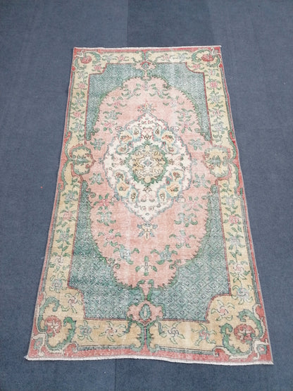 Turkish hand made rugs vintage turkish rugs oushak rug vintage oushak rug, wool rug