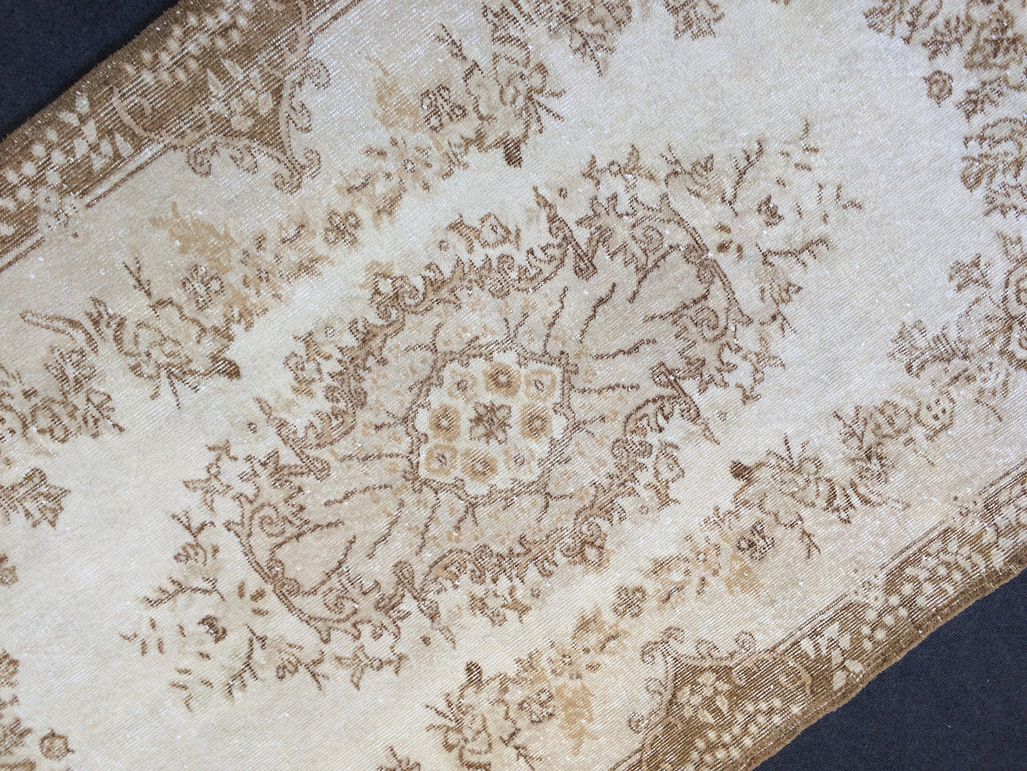 OUSHAK RUG TURKISH Oushak Rug Vintage Rug Vintage Runner Rug Wool Oushak Rug Hand Made Rugs Vintage Turkish Rug