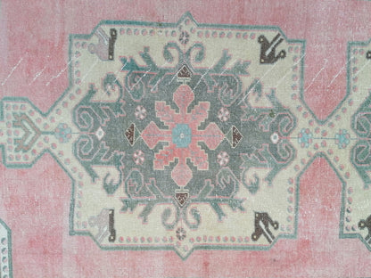 4.8 x 1.3 runner rug, turkish runner rug, vintage runner, kitchen runner, hallway runner rug ,oushak runner