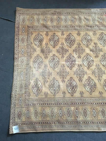 5x6 persian oversize area wool rug, oushak handmade lounge rug, distressed kitchen rug, bohemian living room rug, brown muted entryway rugs