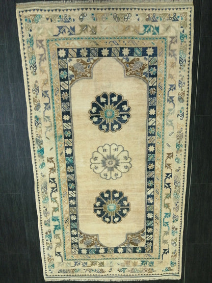 OUSHAK RUG 6.4 x 3.5 TURKISH Oushak Rug Vintage Oushak Runner Rug Vintage Rugs Wool Oushak Rug Hand Made Rugs Vintage Turkish Rug