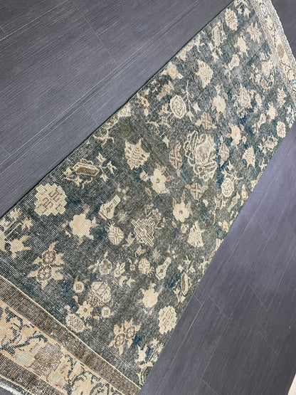 Vintage Runner Rug 2.5 x 7 Turkish Runner Rug Varigated  Brown Vintage Runner Rug Hallway Runner Rug Kitchen Runner Rug Wool Runner