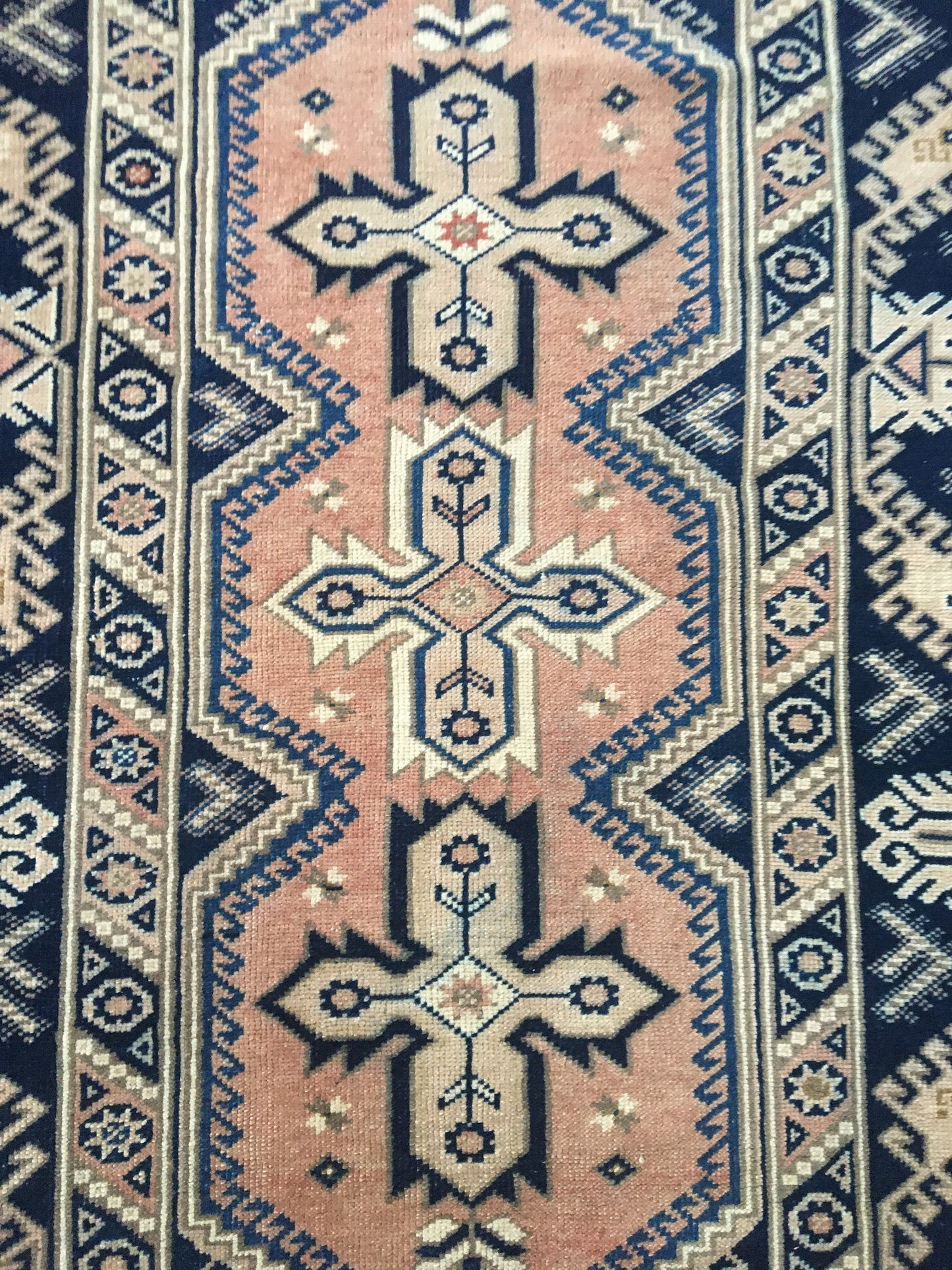 4x6 feet wool blue oushak bathroom floor rug, turkish anatolian large bedroom rug, vintage kitchen area rug, wide dining room rug, muted rug