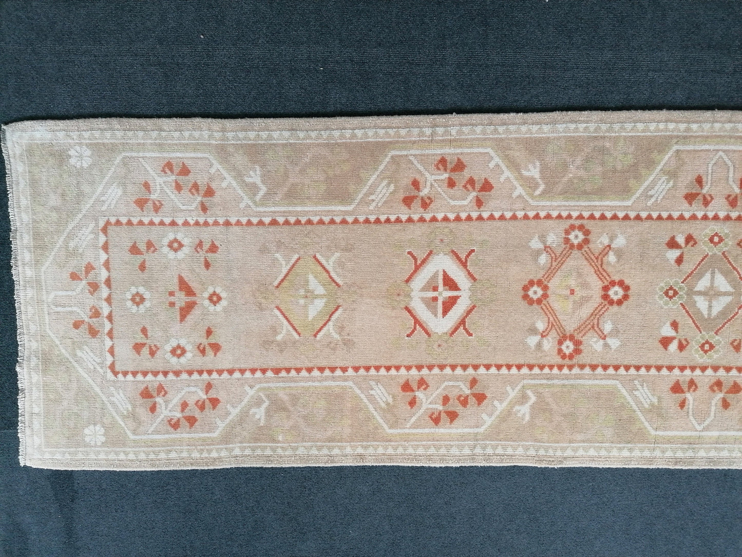 Runner rug, 10'x2'6, soft turkish runner rug, mudet vintage runner rug ,hallway runner rug, kitchen runner rug turkish oushak runner rug
