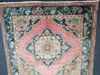 11.6 x 4.7 Oushak Runner Rug Turkish Runner Rug Vintage Runner Rug Hallway Runner Rug Kitchen Runner Rug Wool Runner Rug Wool Oushak Rug
